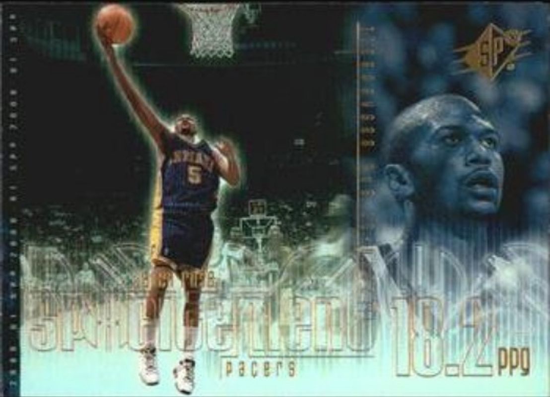 Jalen Rose 2000 SPx #S18 SPxcitement RAW