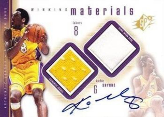 Kobe Bryant 2000 SPx #KBA2 Winning Materials Price Guide - Sports