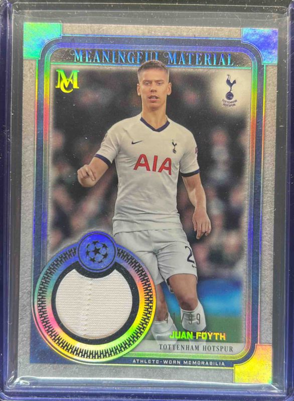 2019 Topps Museum Collection UEFA Champions League #MMSR-JFO Meaningful Material Single Relics /99