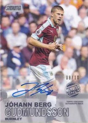 2016 Topps Stadium Club Premier League #93 Autographs Members Only /10