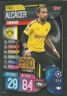 2019 Topps Match Attax UEFA Champions League International #PP14 Pro Performer