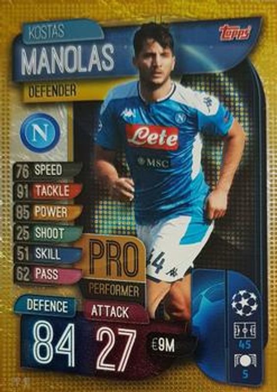2019 Topps Match Attax UEFA Champions League International #PP10 Pro Performer