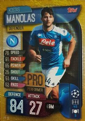 2019 Topps Match Attax UEFA Champions League International #PP10 Pro Performer