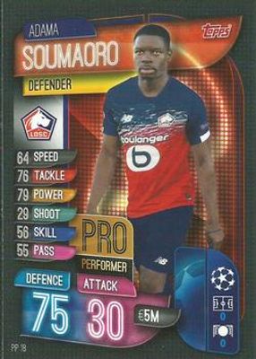 2019 Topps Match Attax UEFA Champions League International #PP18 Pro Performer