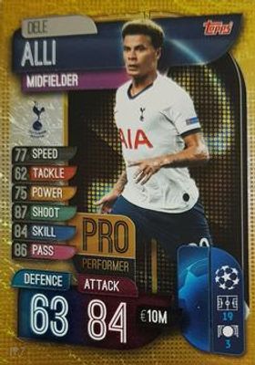 2019 Topps Match Attax UEFA Champions League International #PP7 Pro Performer