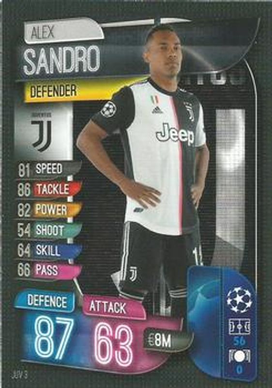 2019 Topps Match Attax UEFA Champions League International #JUV-3 Base