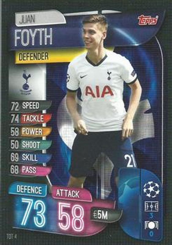 2019 Topps Match Attax UEFA Champions League International #TOT-4 Base