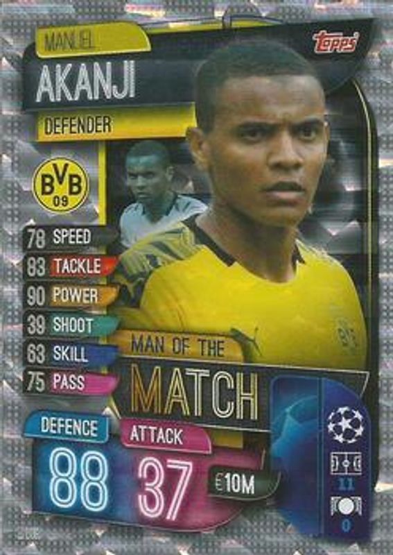 2019 Topps Match Attax UEFA Champions League International #M-DOR Man of the Match