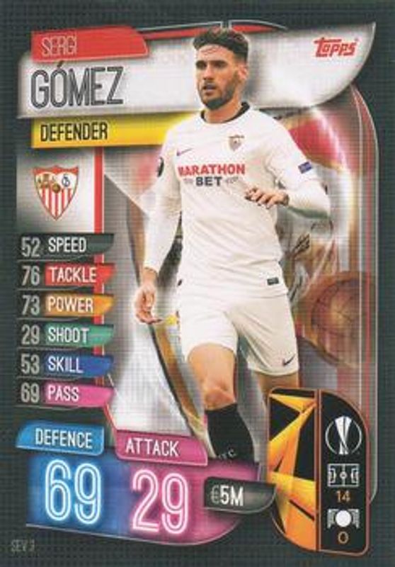 2019 Topps Match Attax UEFA Champions League International #SEV3 Spain & Portugal Edition