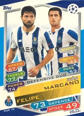 2016 Topps Match Attax UEFA Champions League #POR18 FC Porto Update
