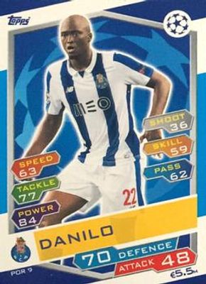 2016 Topps Match Attax UEFA Champions League #POR9 FC Porto Update