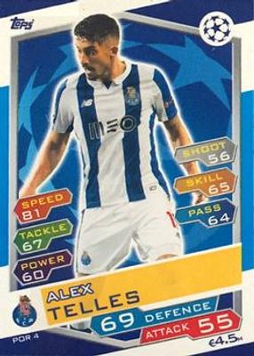 2016 Topps Match Attax UEFA Champions League #POR4 FC Porto Update