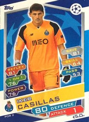 2016 Topps Match Attax UEFA Champions League #POR2 FC Porto Update