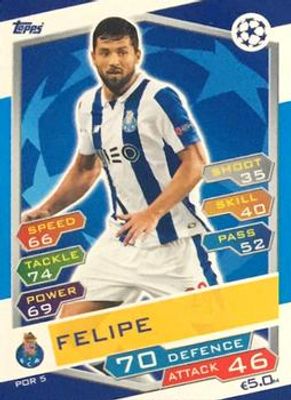 2016 Topps Match Attax UEFA Champions League #POR5 FC Porto Update