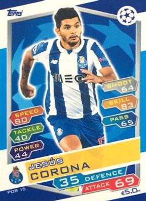 2016 Topps Match Attax UEFA Champions League #POR15 FC Porto Update