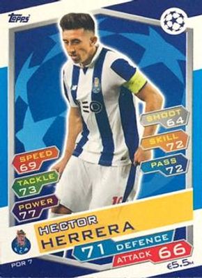 2016 Topps Match Attax UEFA Champions League #POR7 FC Porto Update