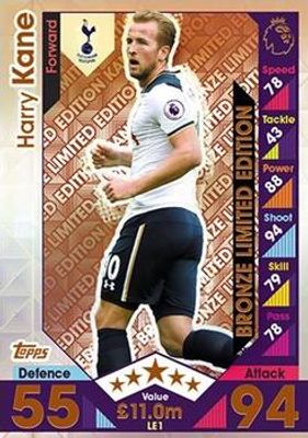 2016 Topps Match Attax Premier League #LE1 Limited Edition Bronze