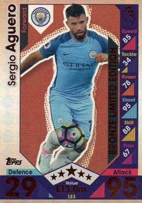 2016 Topps Match Attax Premier League #LE3 Limited Edition Bronze