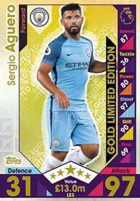 2016 Topps Match Attax Premier League #LE3 Limited Edition Gold