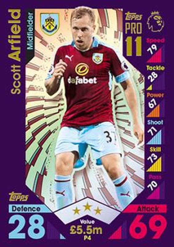 2016 Topps Match Attax Premier League #P4 Pro 11