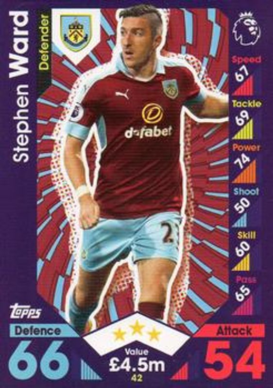 2016 Topps Match Attax Premier League #42 Base