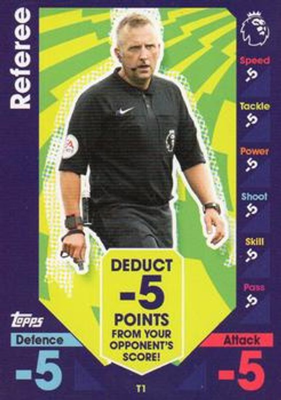 2016 Topps Match Attax Premier League #T1 Tactics