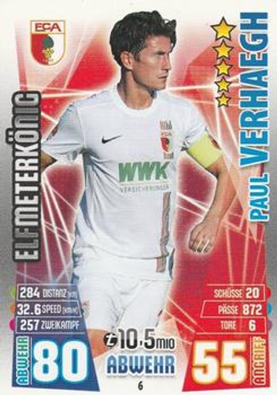 2015 Topps Match Attax Bundesliga #6 Base