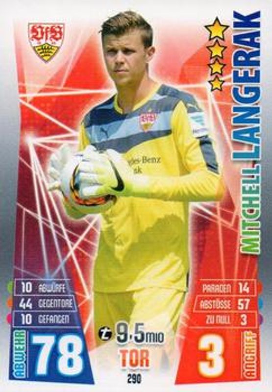 2015 Topps Match Attax Bundesliga #290 Base