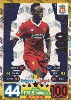2017 Topps Match Attax Premier League #444 100 Club