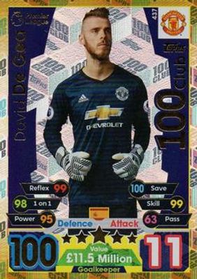 2017 Topps Match Attax Premier League #437 100 Club