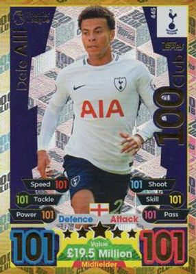 2017 Topps Match Attax Premier League #445 100 Club