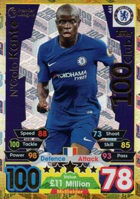 2017 Topps Match Attax Premier League #441 100 Club