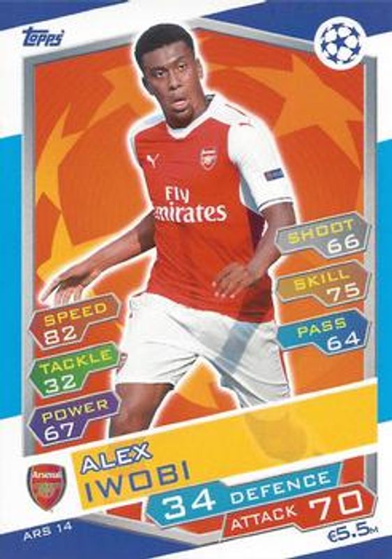 2016 Topps Match Attax UEFA Champions League #ARS14 Base
