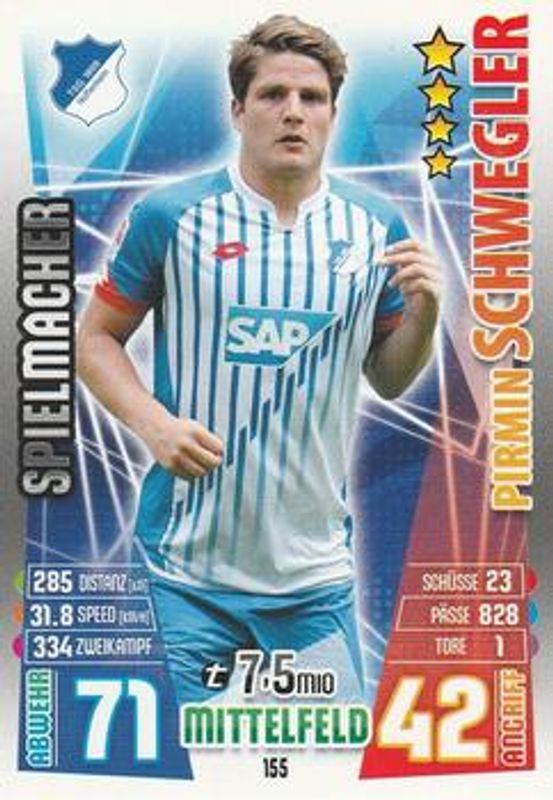 2015 Topps Match Attax Bundesliga #155 Base