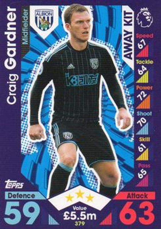 2016 Topps Match Attax Premier League #379 Base