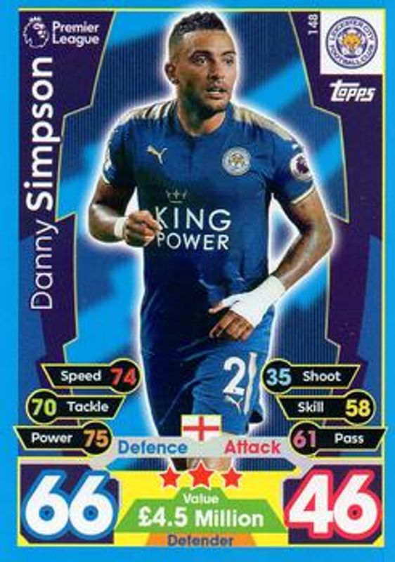 2017 Topps Match Attax Premier League #148 Base
