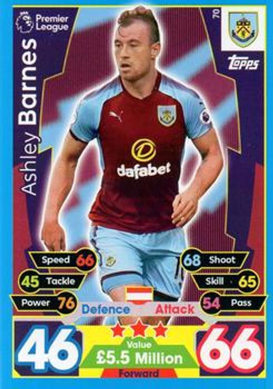 2017 Topps Match Attax Premier League #70 Base
