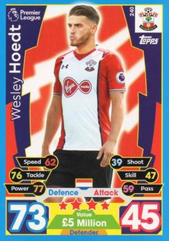2017 Topps Match Attax Premier League #240 Base