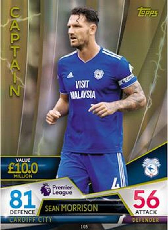 2018 Topps Match Attax Ultimate #105 Captains