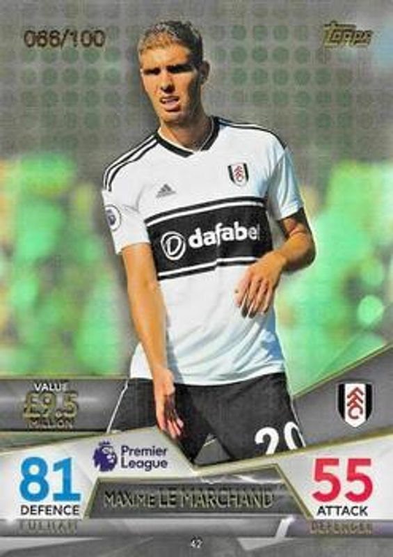 2018 Topps Match Attax Ultimate #42 Green /100