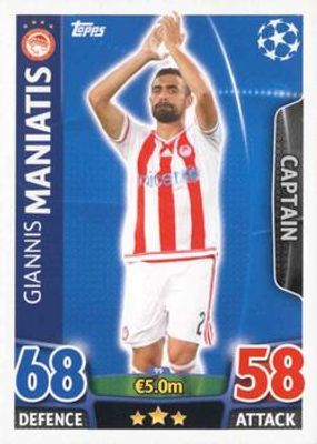 2015 Topps Match Attax UEFA Champions League #99 Base