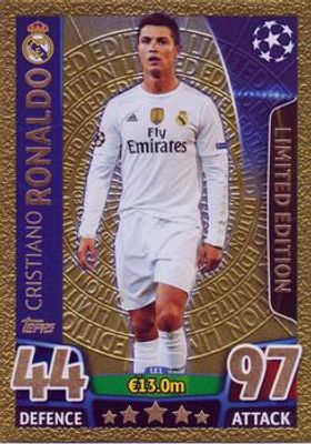 2015 Topps Match Attax UEFA Champions League #LE1 Limited Editions Gold
