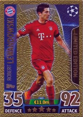 2015 Topps Match Attax UEFA Champions League #LE7 Limited Editions Gold