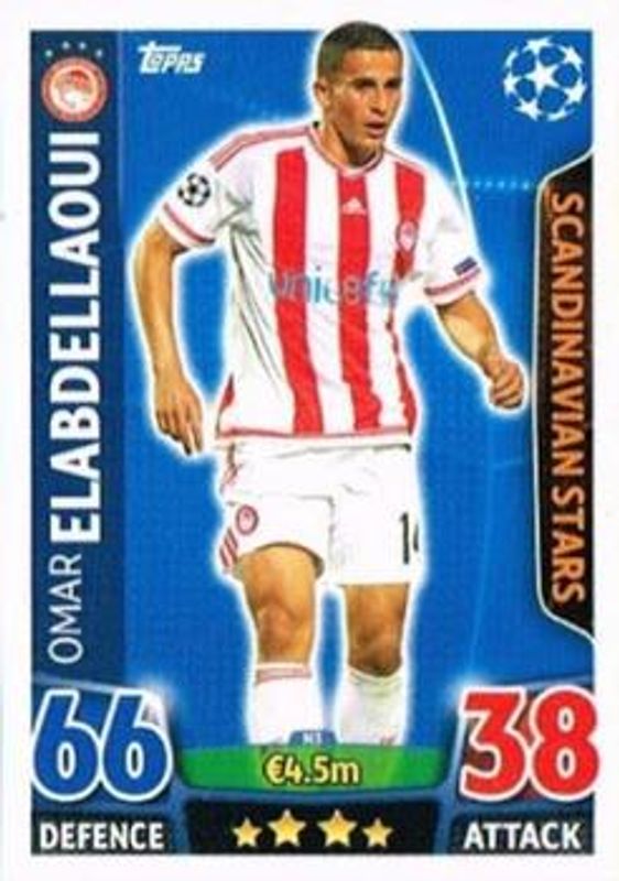 2015 Topps Match Attax UEFA Champions League #N3 Scandinavian Stars