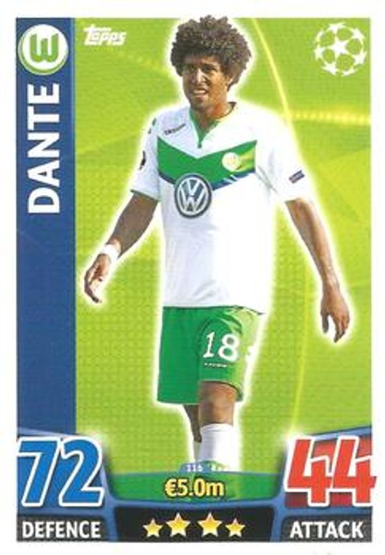 2015 Topps Match Attax UEFA Champions League #116 Base