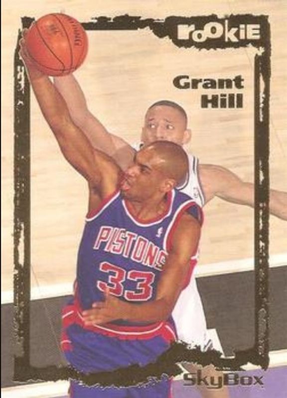 Grant Hill 1994 SkyBox Emotion #102 Base Rookie RAW