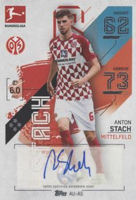 2021 Topps Match Attax Bundesliga #AU-AS Autographs /14