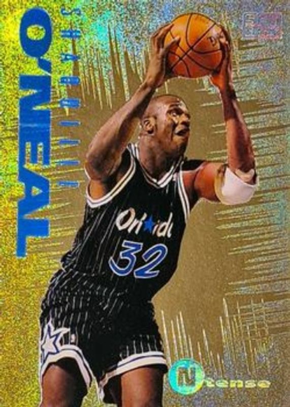 Shaquille O'Neal 1994 SkyBox Emotion #7 N-Tense RAW