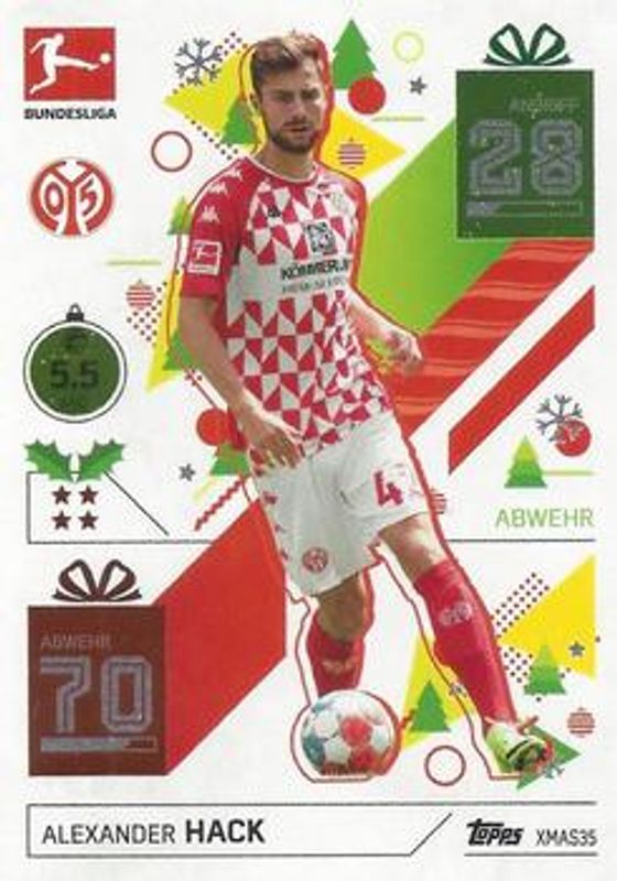2021 Topps Match Attax Bundesliga #XMAS35 XMAS Cards