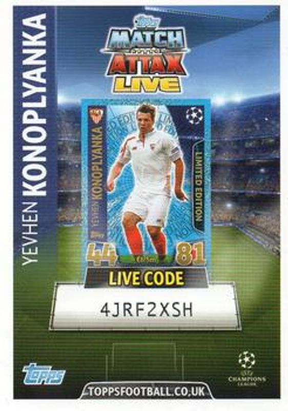 2015 Topps Match Attax UEFA Champions League Match Attax Live